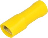 Patin de câble - Par 10 pièces - jaune - Largeur de l'insert 6,3 mm Epaisseur de l'insert 0,8 mm