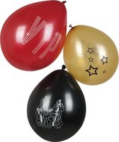 48 stuks: Set a 6 Ballonnen VIP 3 assorti - 25cm