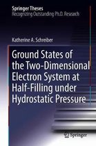 Ground States of the Two-Dimensional Electron System at Half-Filling under Hydrostatic Pressure