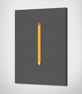 Pencil Canvas | 80x120 cm