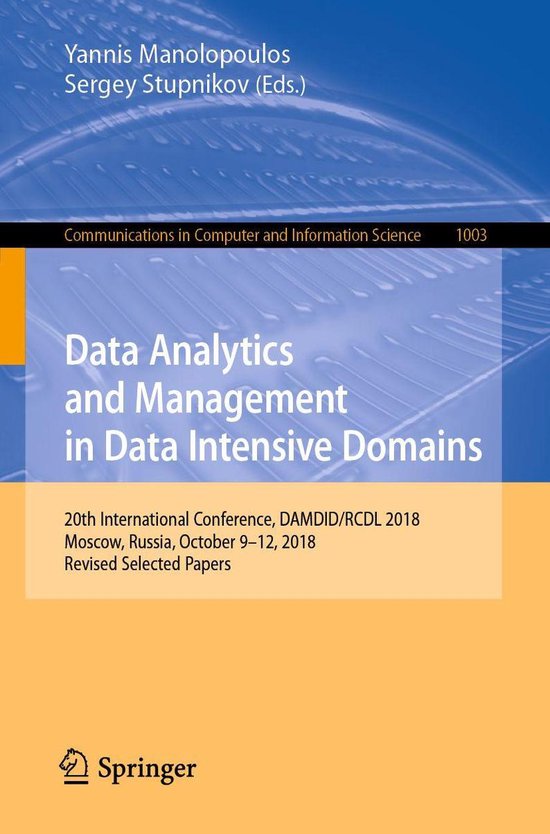 Springer Nature Proceedings Computer Science - Data Analytic ... - cover