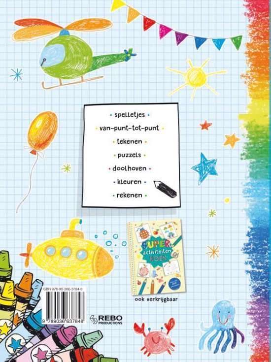 Thumbnail van een extra afbeelding van het spel Kinderboeken Rebo Doeboek - Mega Activiteitenboek meer dan 500 aktiviteiten