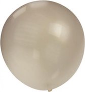 Mega ballon zilver metallic 90 cm