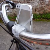 Universele telefoonhouder - voor je smartphone - fiets telefoonhouder - Wit -