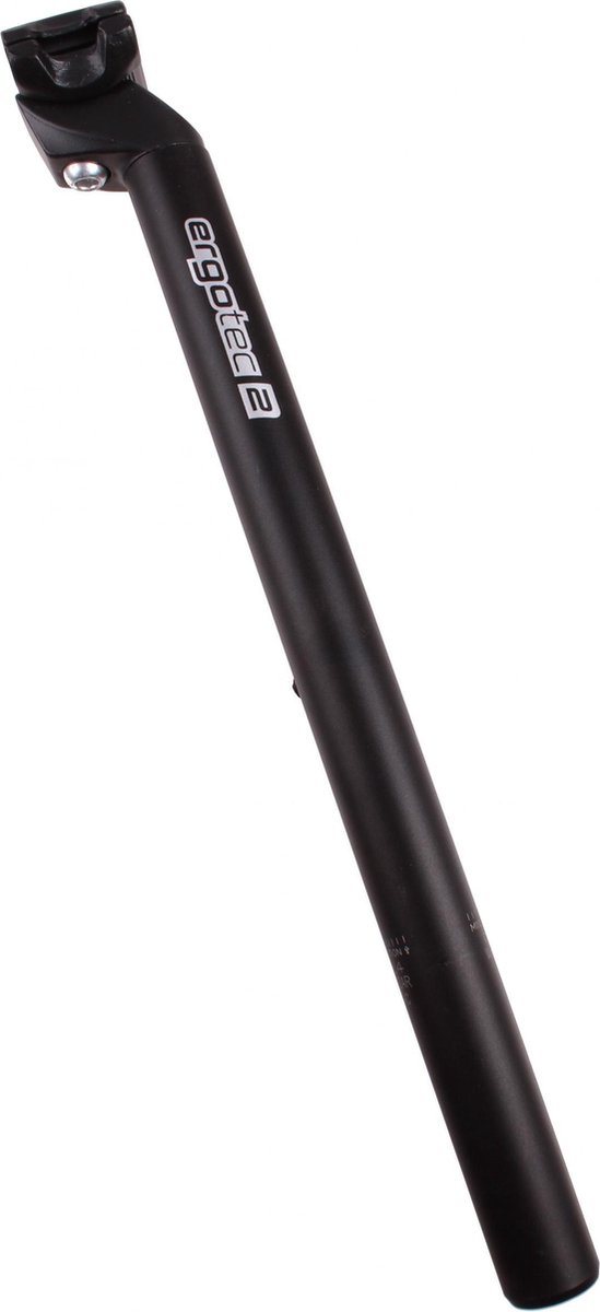 Ergotec Zadelpen Vast Patent 30,8 X 350 Mm Aluminium Zwart
