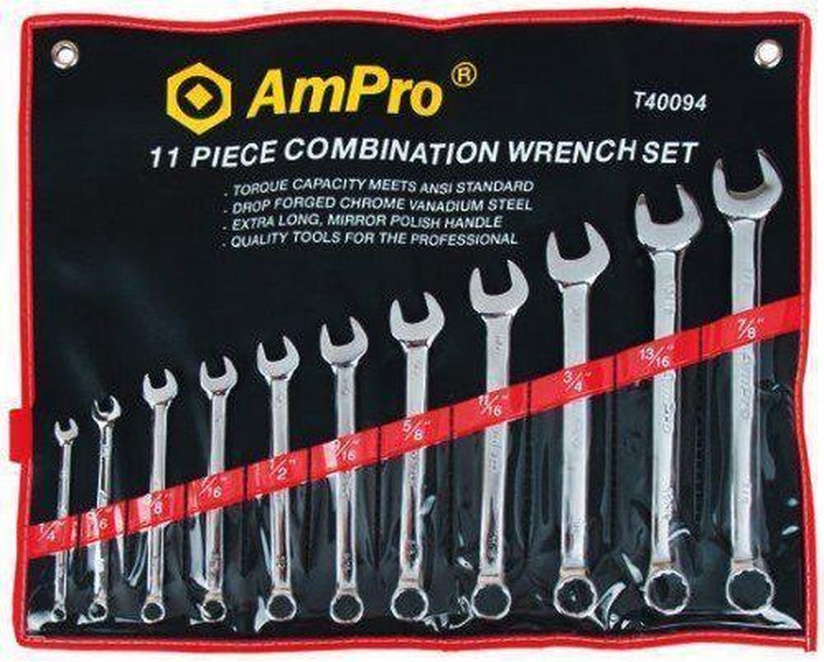 Ampro Steeksleutelset 40T40094