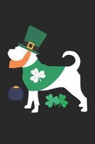 Puggle Notebook - St. Patricks's Day Gift for Puggle Lovers - Puggle Journal