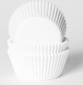 House of Marie Cupcake Vormpjes - Baking Cups - Wit - pk/500