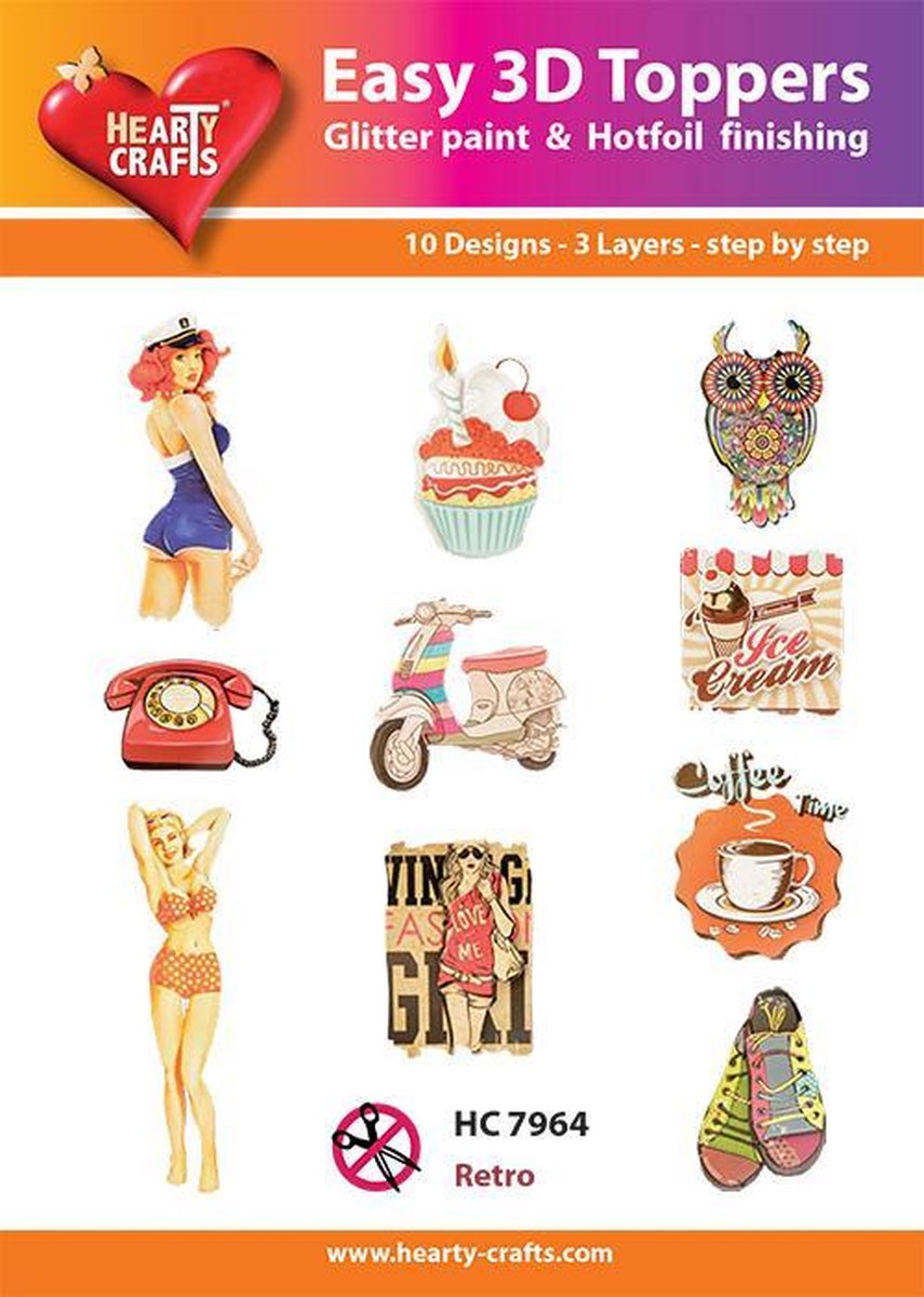 Easy 3D Toppers Retro - HC7964