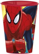 Beker Spiderman Red Webs 260 ML (zes stuks)