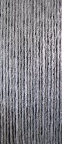 Cortenda Kattenstaart Vliegengordijn - Grijs/Wit - 90 x 220 cm