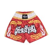 FORZA MUAY THAI SHORTS - ROOD/GEEL