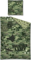 Army - Dekbedovertrek 140x200/70x80 cm