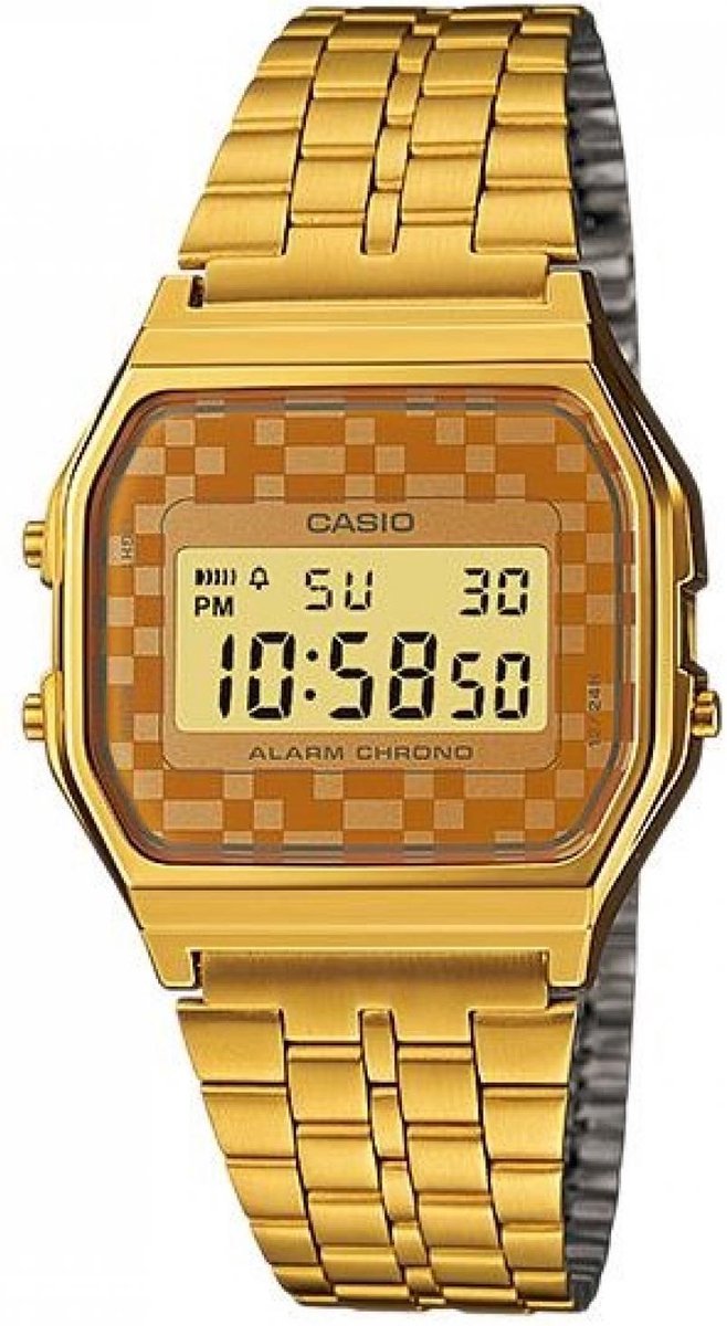 Casio Horloge A159WGEA-9A - Horloge - Goudkleurig - 33 mm