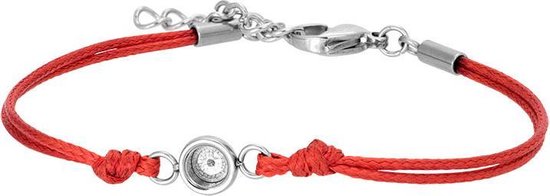 iXXXi-Jewelry-Wax Cord Top Part Base Red-Zilver-dames-Enkelsieraad-One size
