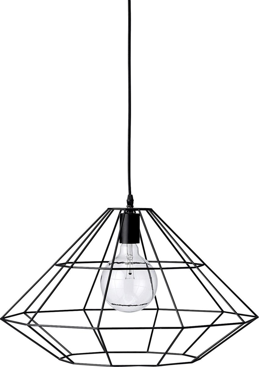 Bloomingville Hanglamp Draad Design Groot Zwart 40W