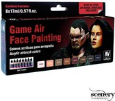 Game Air Face Painting - 8 kleuren - 17ml - 72865