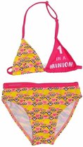 Minions - Bikini - One in a Minion - 3 Jaar - Maat 98 - Roze/Geel