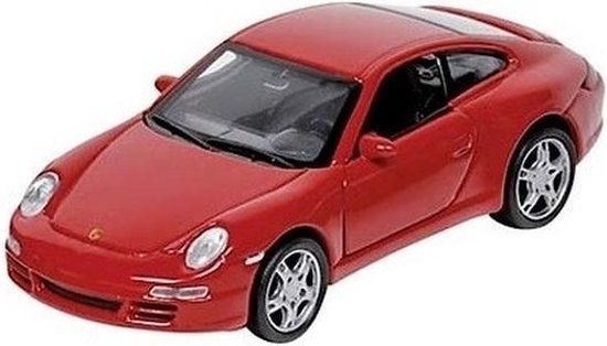 Facet Absorberend Wiskundig Modelauto Porsche 911 rood 1:34 - speelgoed auto schaalmodel | bol.com