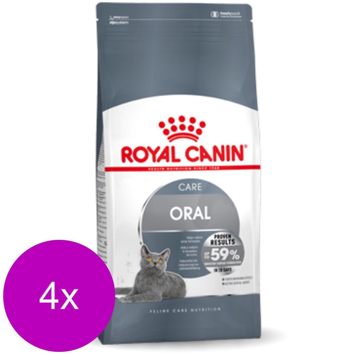 Royal Canin Dental Care - Kattenvoer - 4 x 3.5 kg thumbnail 2