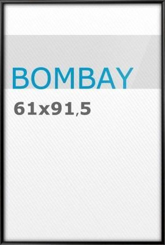 Acaza - Bombay - Fotolijst - Plexiglas/Kunststof - 61x91cm - Zwart | bol.com