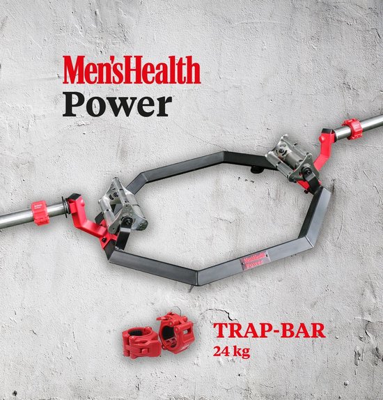 Schrikken Bengelen Krijger Men's Health Trap Bar - 24KG - Crossfit - Oefeningen - Fitness gemakkelijk  thuis -... | bol.com