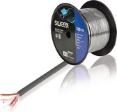 Sweex Datakabel op Haspel 2x 0.23 mm² 100 m Donkergrijs