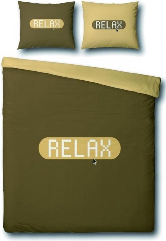 Covers & Co Relax Dekbedovertrek - Litsjumeaux - 240x200/220 cm - Bruin