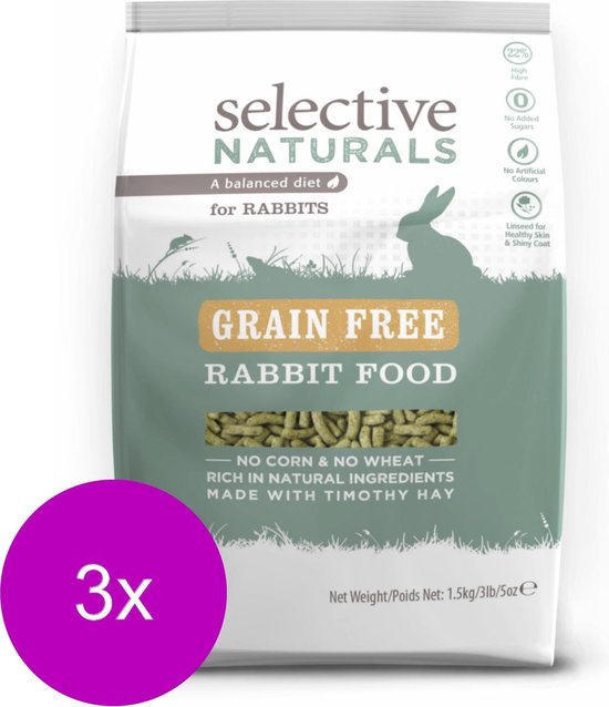 Selective Naturals Grain Free Rabbit 1,5 kg, Lapins