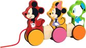 Disney Trekfiguur Mickey Mouse Junior 25,5 X 1,5 Cm Hout