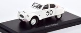 Citroen 2CV Dagonet No.50, Rally des Charentes 1956 Wit 1-43 Norev