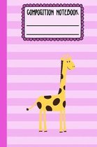 Giraffe Composition Notebook