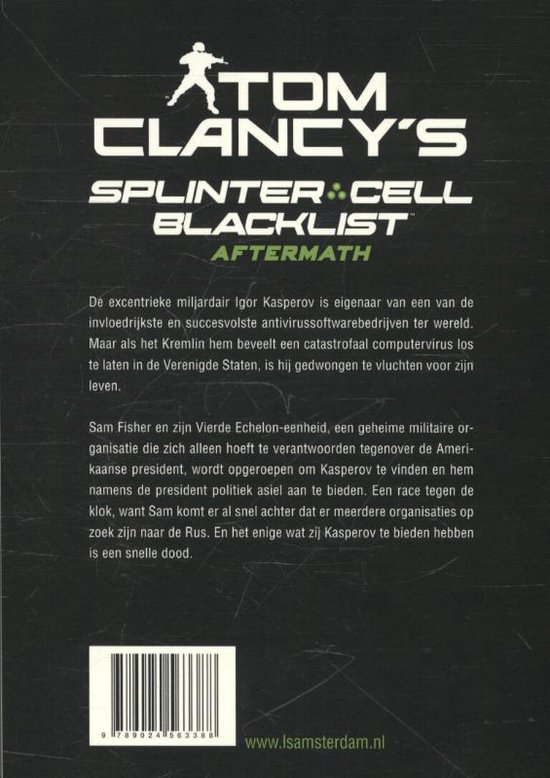 Tom Clancy's Splinter Cell: Blacklist Aftermath by Peter Telep, Paperback