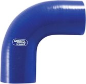 Samco Sport Samco Siliconen slang 90 graden bocht - Lengte 102mm - Ø35mm - Blauw