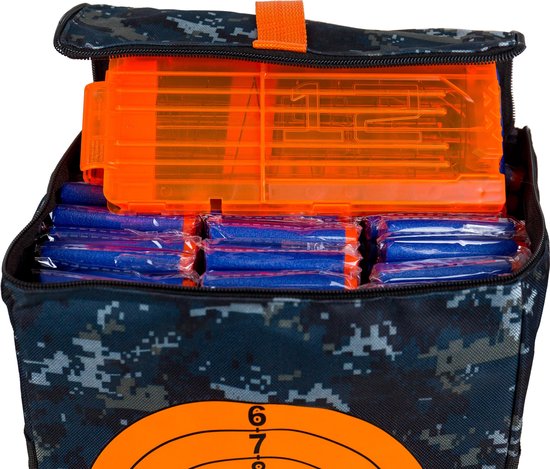 Informeer tevredenheid climax Softdart target box pakket- 2x Groot Doorzichtig Magazijn - incl. 600 Foam  Darts -... | bol.com