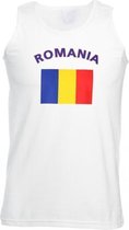 Witte heren tanktop Roemenie XL