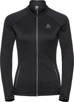 Odlo Midlayer Full Zip Proita Dames Wintersportpully - Black - Maat L