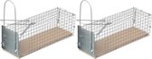 2x cage de piège à rats respectueuse des animaux 28 cm lutte antiparasitaire - lutte antiparasitaire humaine / lutte antiparasitaire contre les rats