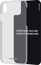 mmoods transparent cover met 1 insert Quotes -  voor iPhone X/Xs