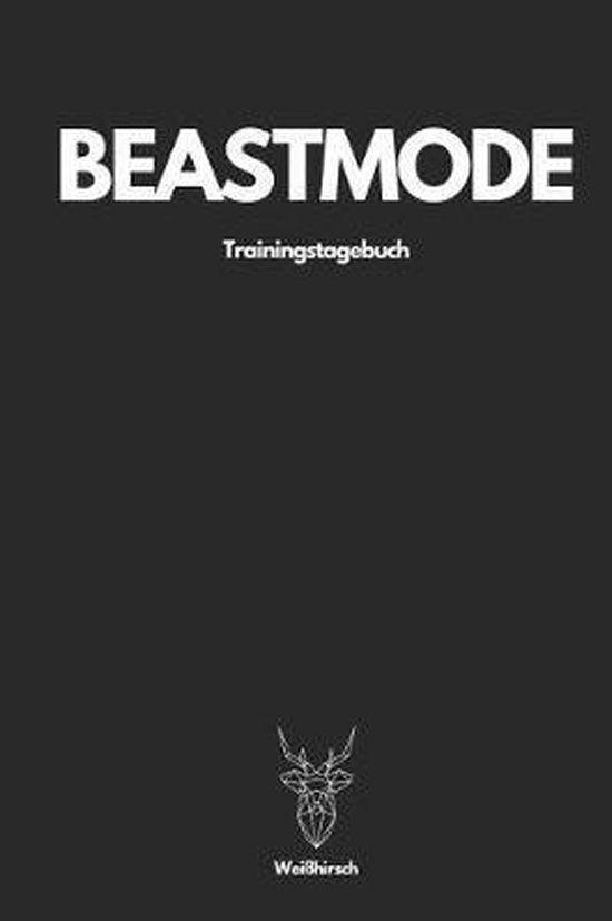Beastmode Trainingstagebuch - Weißhirsch - cover