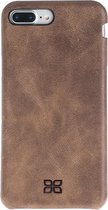 Bouletta Lederen Apple iPhone 7/8 Plus Hoesje - BackCover - Tiguan Brown