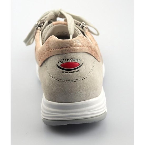Gabor Rollingsoft Dames Dad sneakers - Beige - Maat 38.5 | bol.com