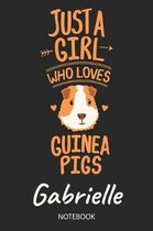 Just A Girl Who Loves Guinea Pigs - Gabrielle - Notebook