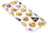 Emoticons smileys hoesje siliconen Samsung Galaxy S9 Plus