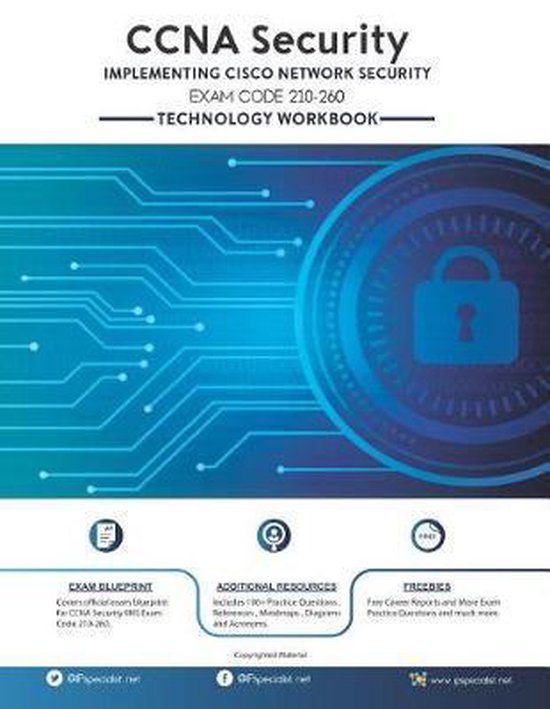 CCNA Security (IINS 210-260) Workbook With Practice Exam Que ... - cover