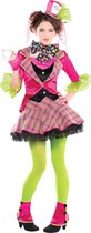 Amscan Kostuum Mad Hatter Meisjes Polyester Roze 10-12 Jaar