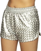 Boland Hotpants Sporty Dames Zilver One Size