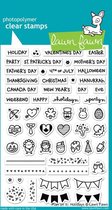 Lawn Fawn  Clear Stamps Plan on it: Holidays