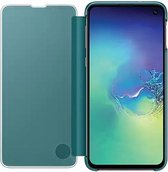 Basic Hoesjes - Flip case Cover- Prism  groen - voor Samsung Galaxy S10e