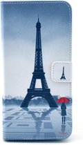 PU Leren Glossy Wallet iPhone 6(s) - Eiffeltoren